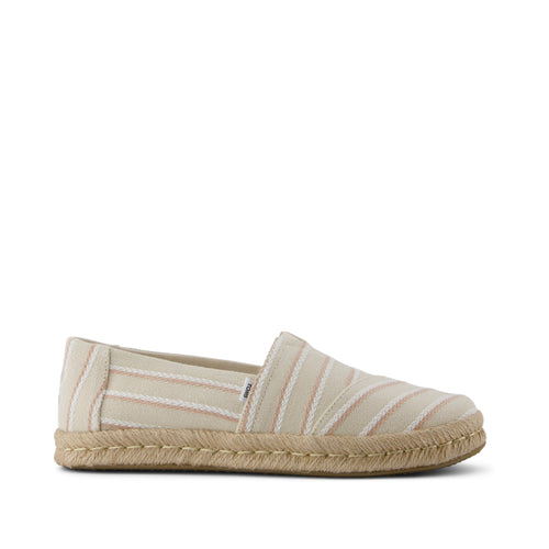 Alpargata Rope 2.0 Espadrille - Natural Woven Stripes Side View