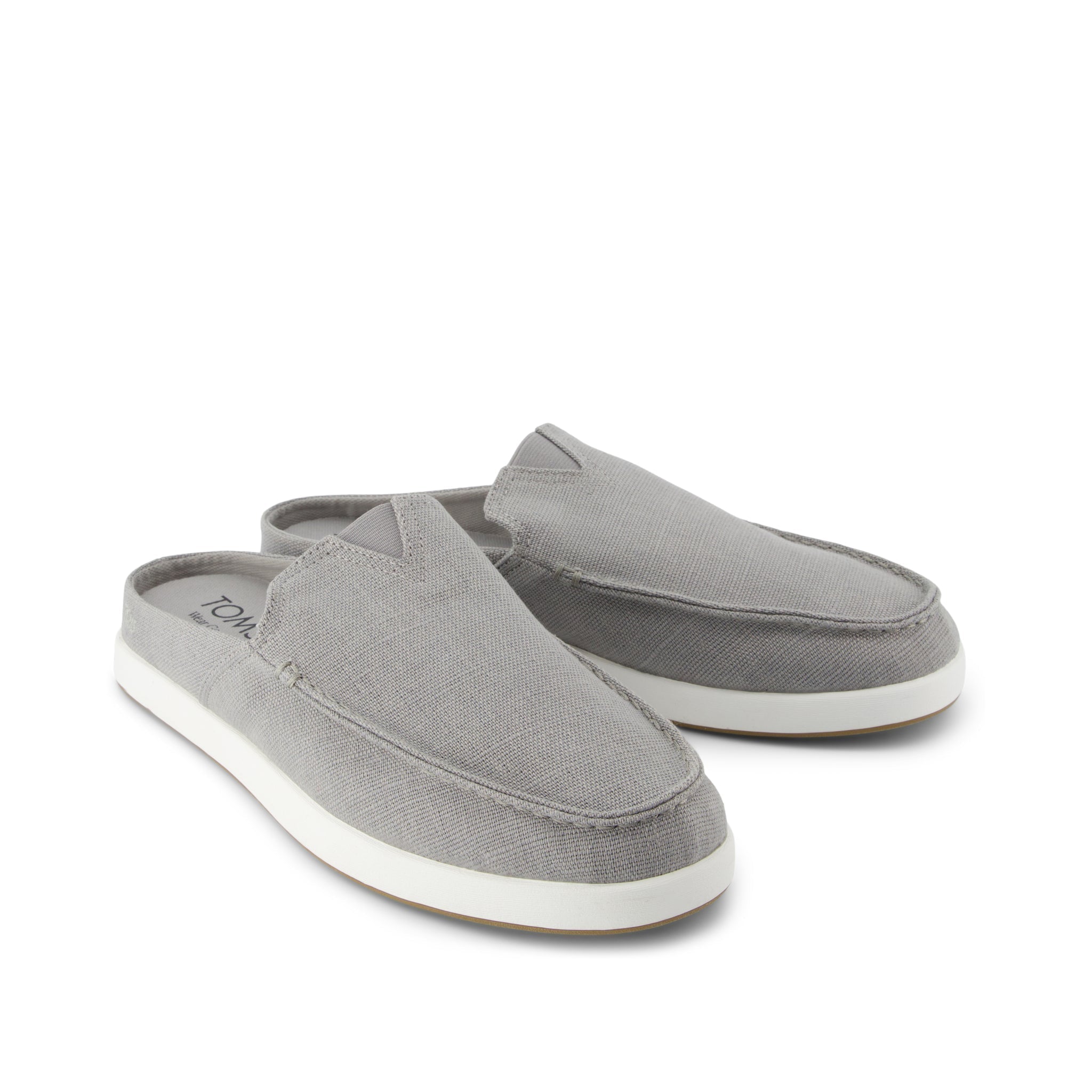 Alonso Mule - Drizzle Grey Heritage Canvas Front View