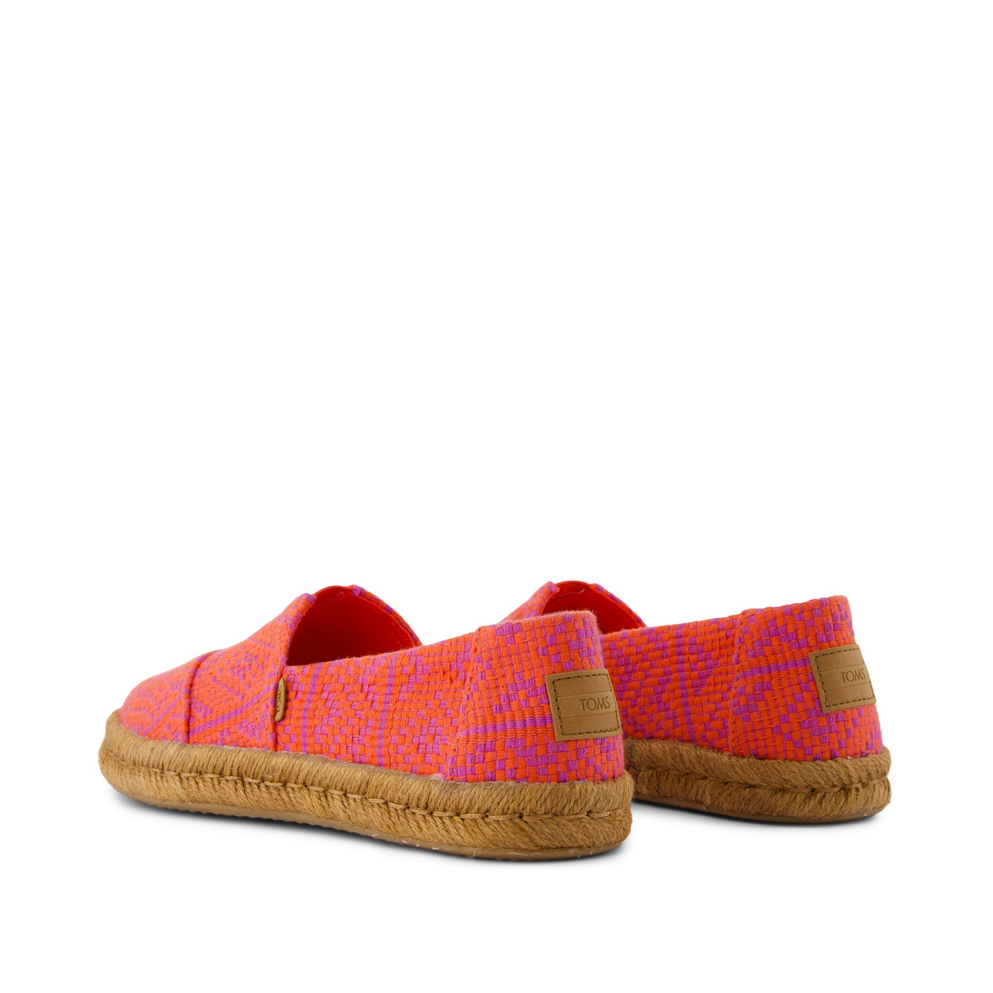 Alpargata Rope 2.0 Espadrille - Flame Diamond Woven Back View