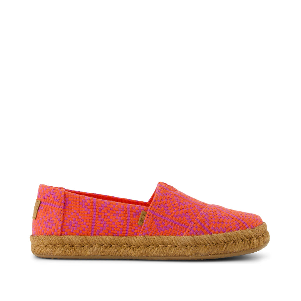 Alpargata Rope 2.0 Espadrille - Flame Diamond Woven Side View