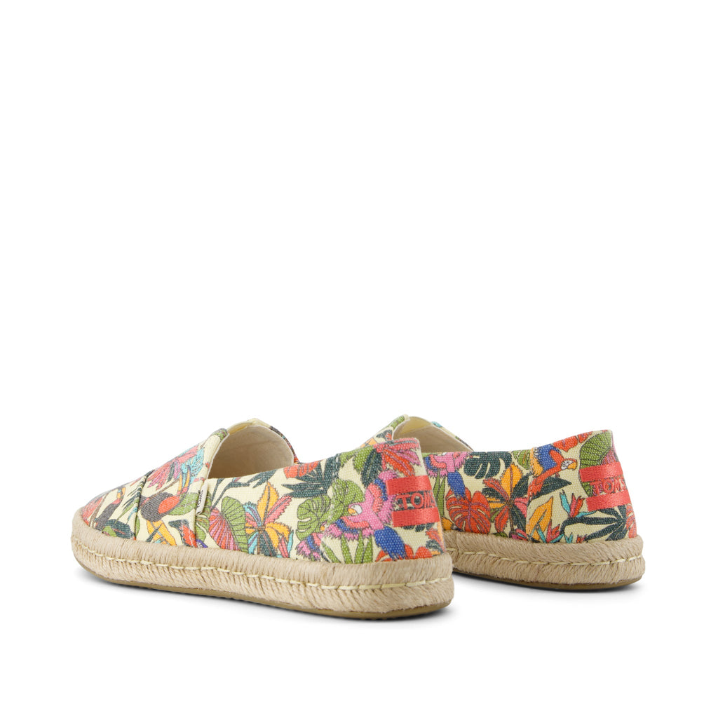 Alpargata Rope 2.0 Espadrille - Multicolor Birds of Paradise Print Back View
