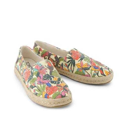 Alpargata Rope 2.0 Espadrille - Multicolor Birds of Paradise Print Front View