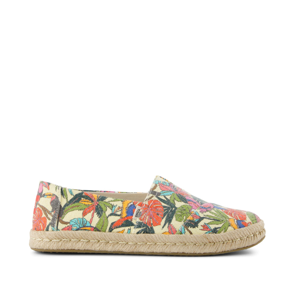 Alpargata Rope 2.0 Espadrille - Multicolor Birds of Paradise Print Side View