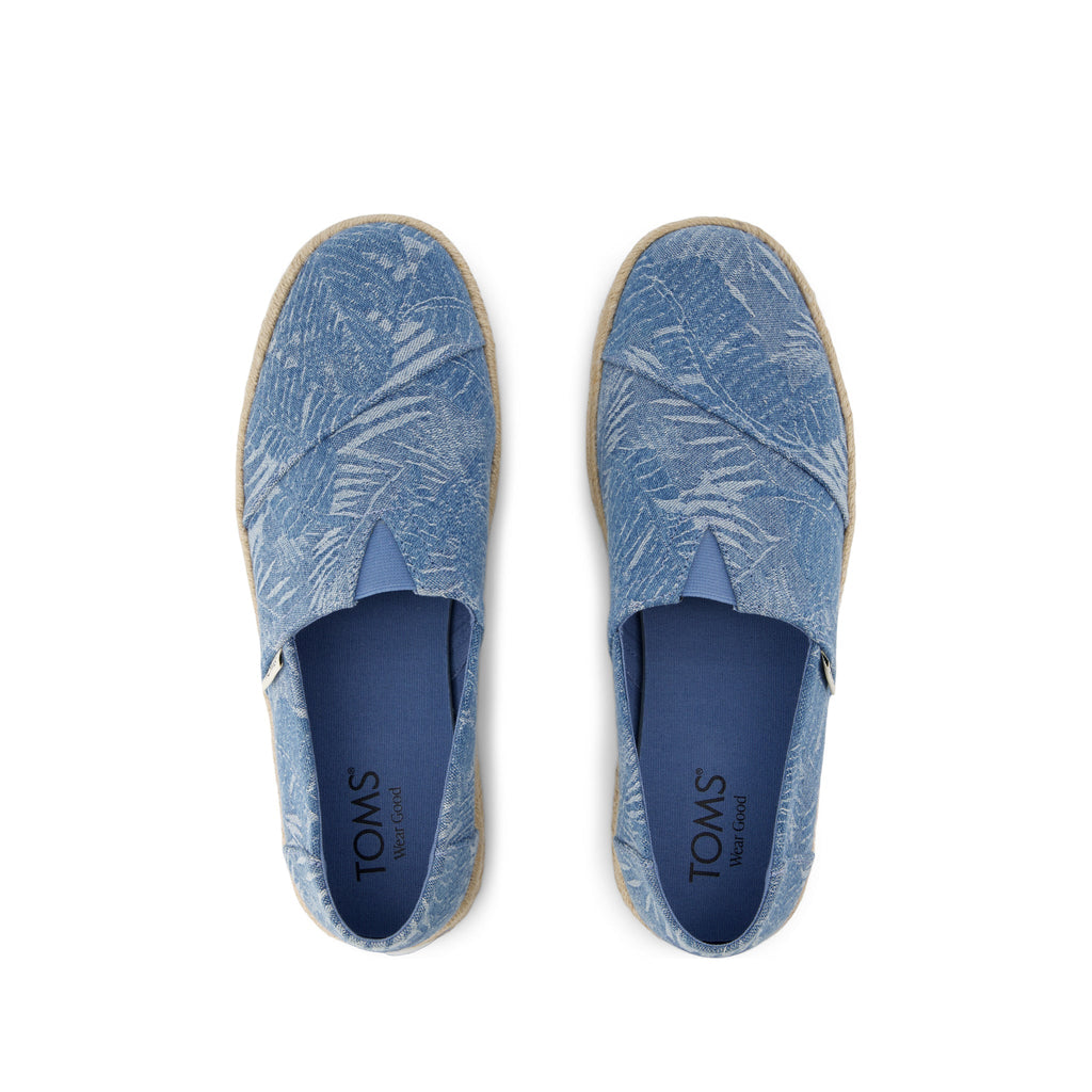 Alpargata Rope 2.0 Espadrille - Faded Sky Tropical Denim Top View