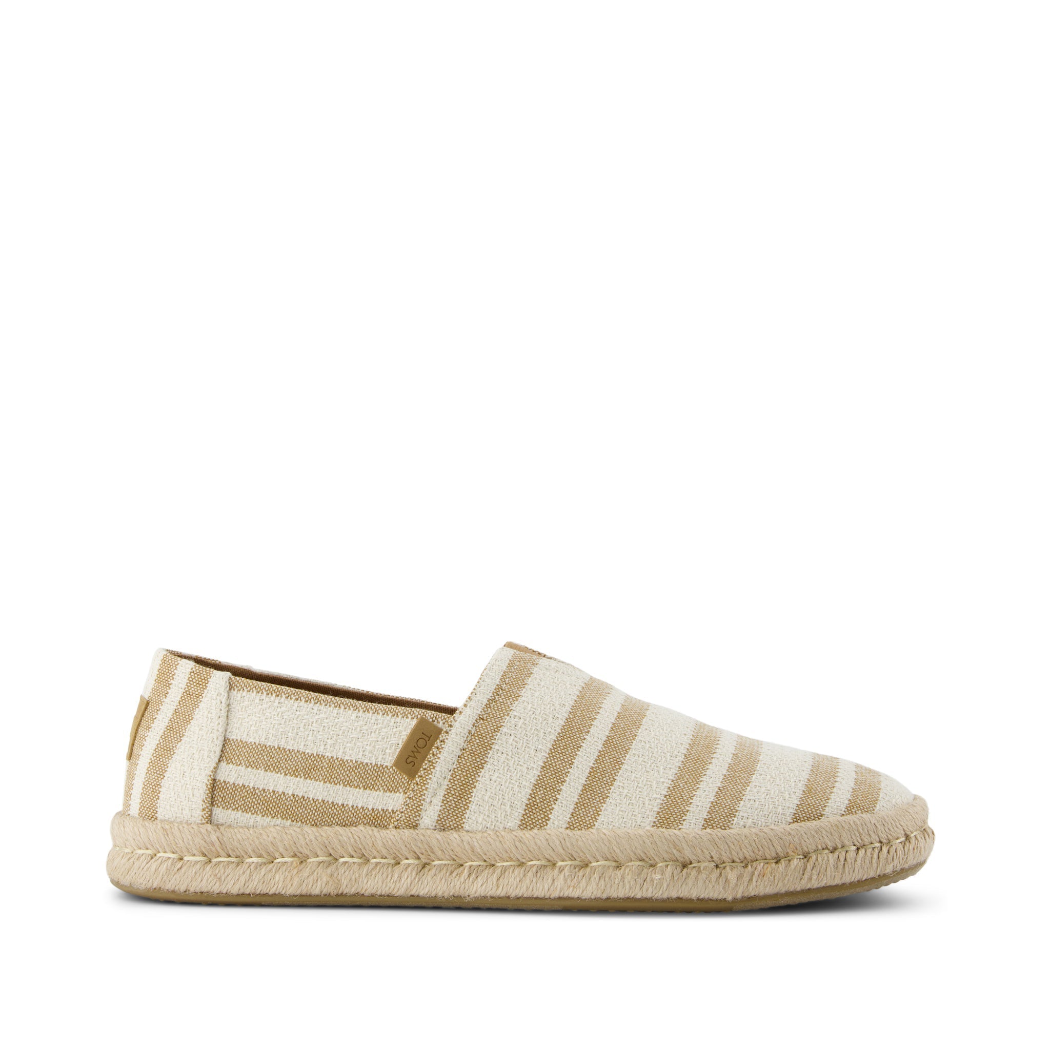 Alpargata Rope 2.0 Espadrille - Toffee Beach Stripe Side View