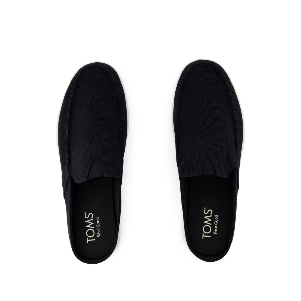 Alonso Mule - Black Heritage Canvas Top View