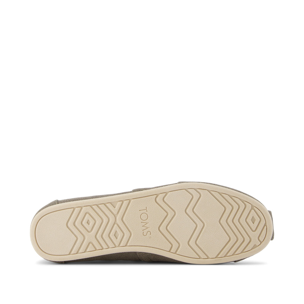Alpargata Classic - Vetiver Grey Heritage Canvas Bottom Sole View