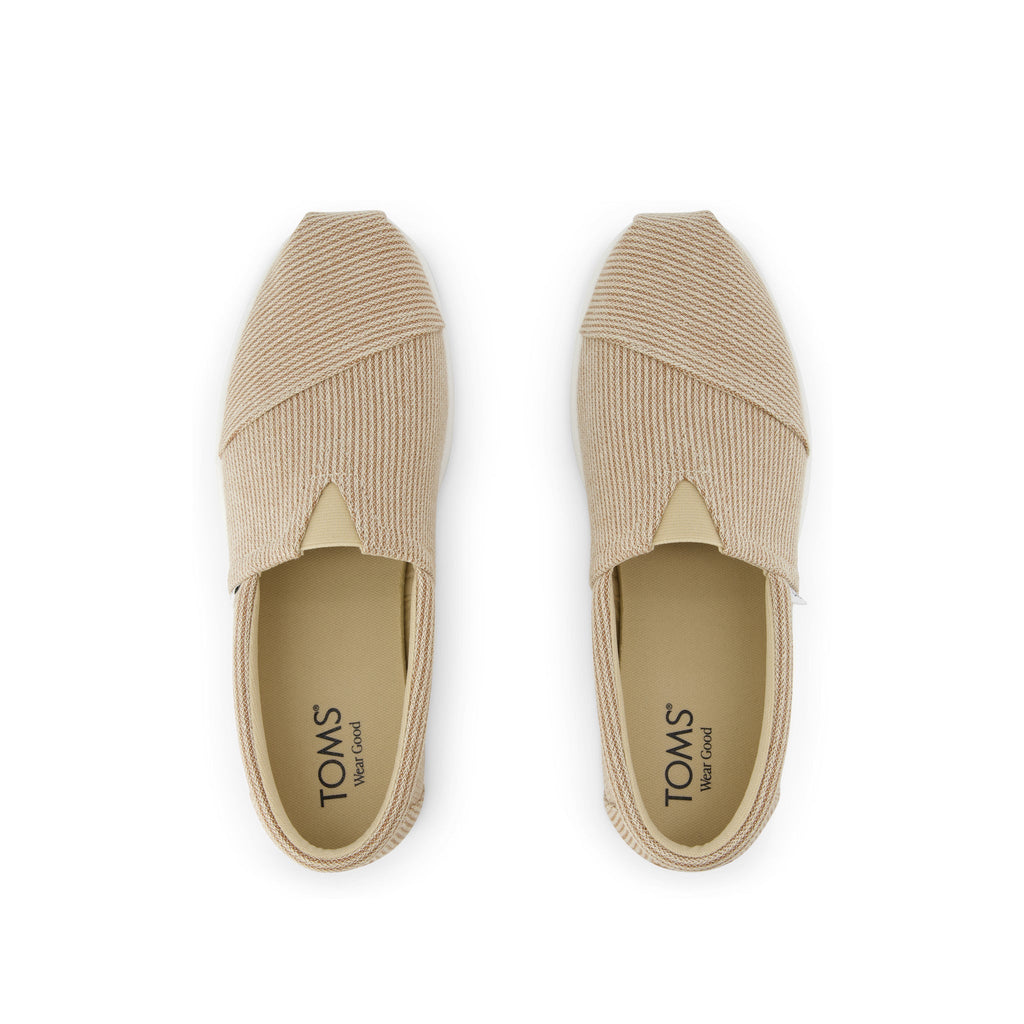 Alp FWD - Almond Subtle Stripe Top View