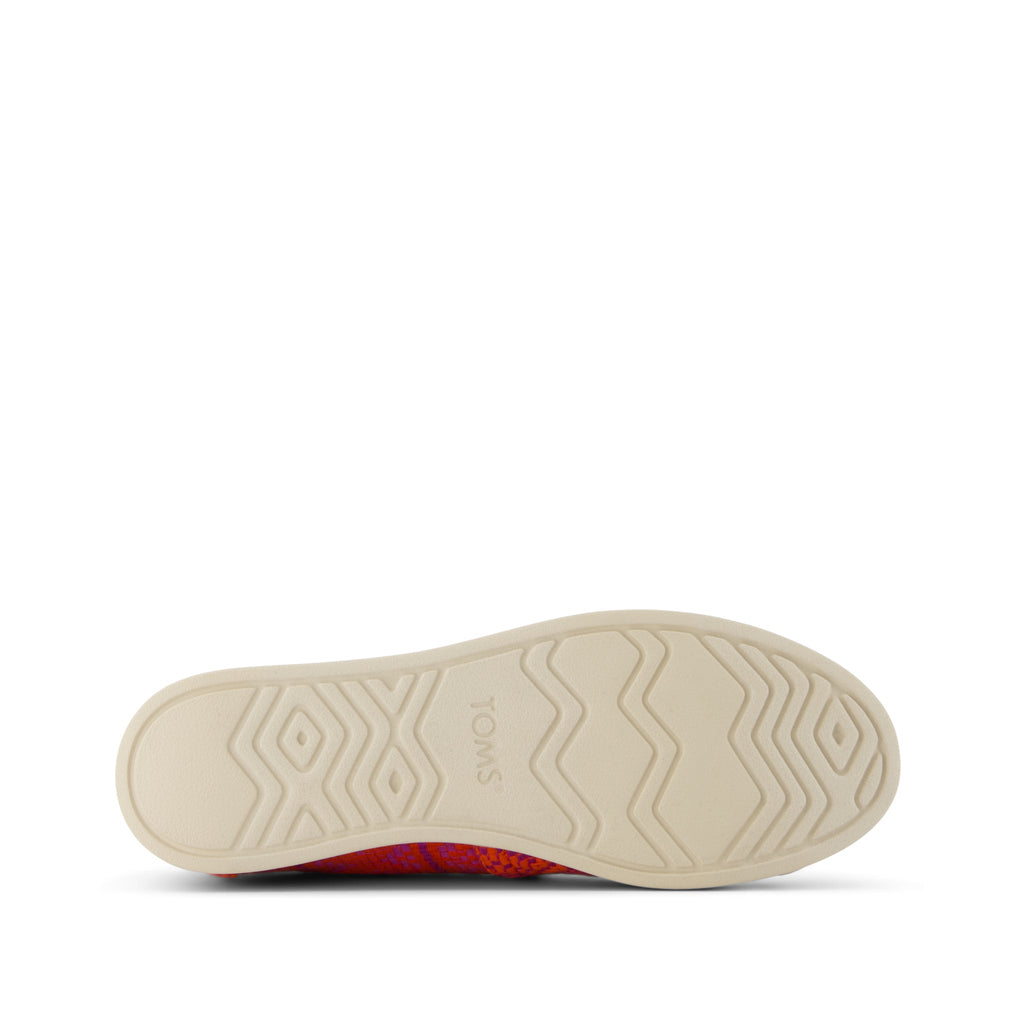 Alpargata Plus - Flame Diamond Global Woven Bottom Sole View
