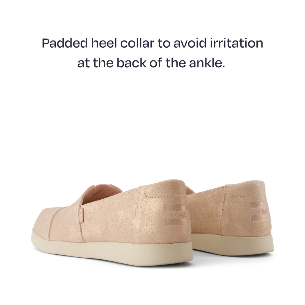 alpargata plus - padded hee collar to avoid irritation at the back of the ankle
