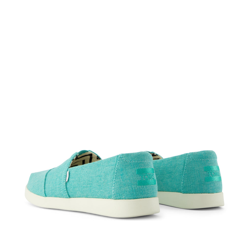 Alpargata Plus - Aqua Heritage Canvas Back View