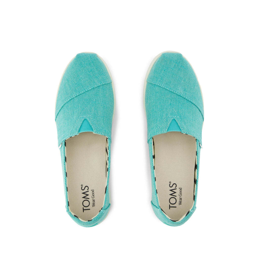 Alpargata Plus - Aqua Heritage Canvas Top View