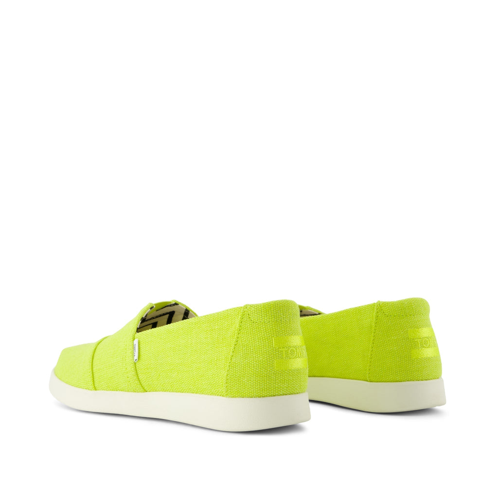 Alpargata Plus - Lime Heritage Canvas Back View