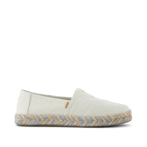 Alpargata Rope 2.0 Espadrille - White Onyx Textured Denim Side View