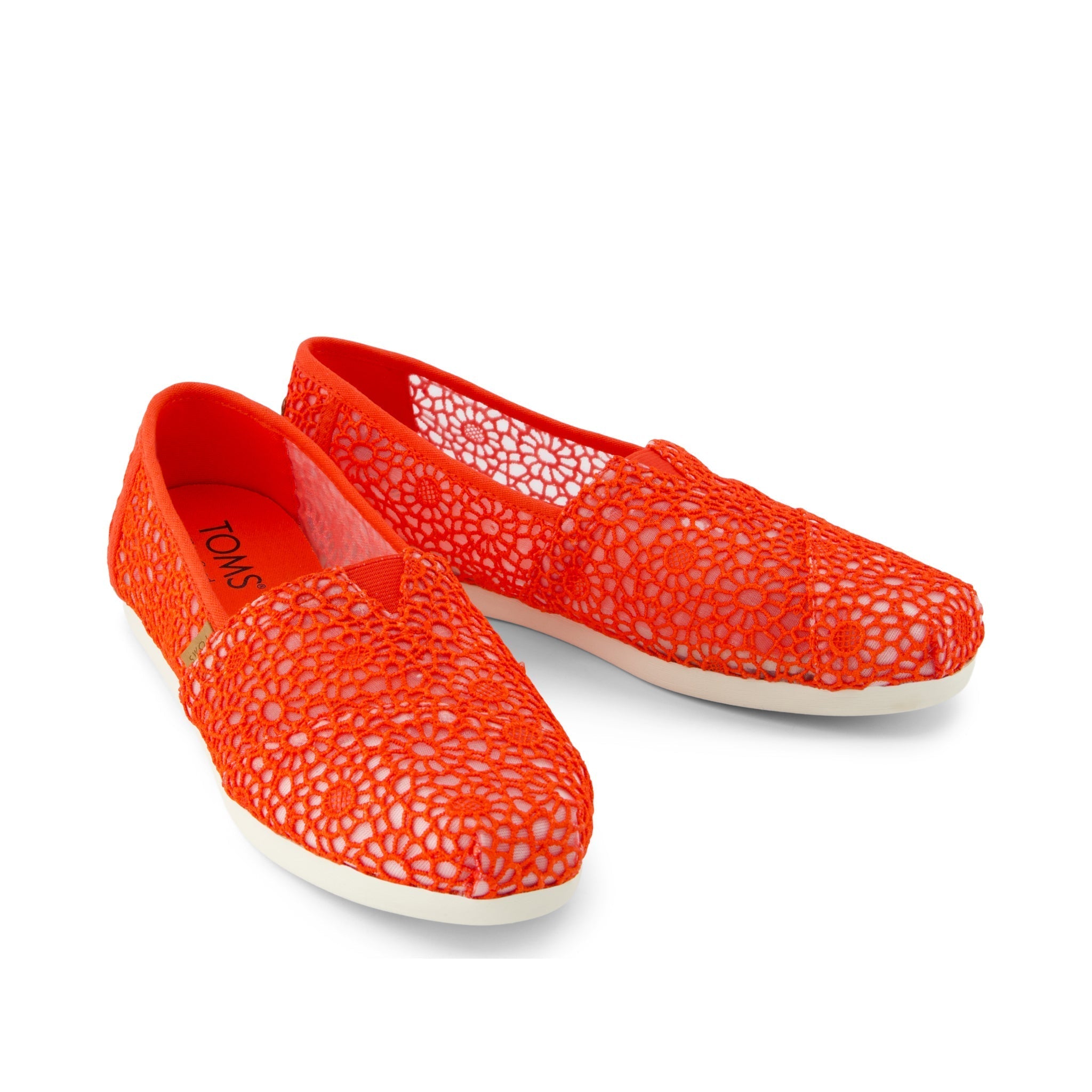 Alpargata Classic - Flame Moroccan Crochet Front View