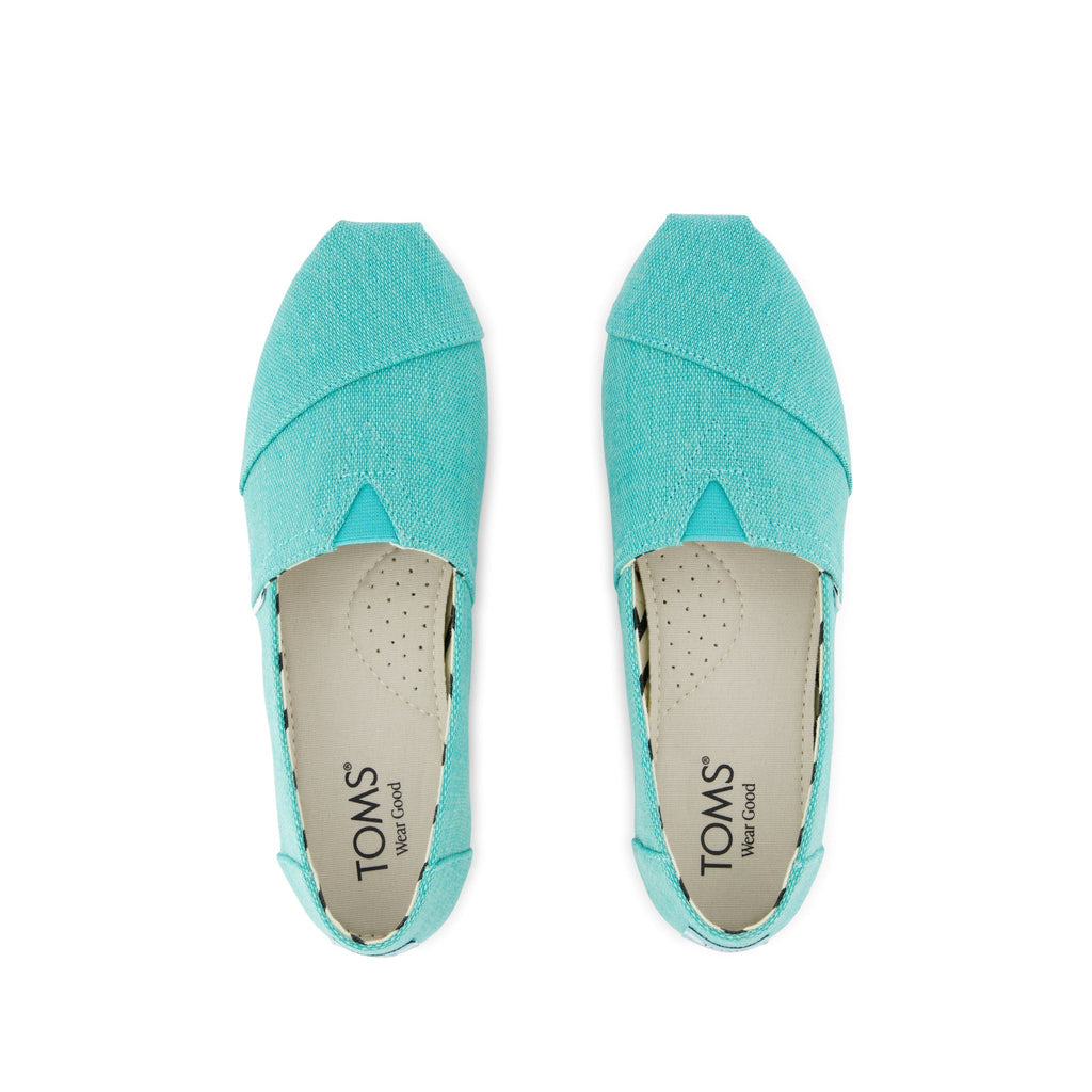 Alpargata Classic - Aqua Heritage Canvas Top View
