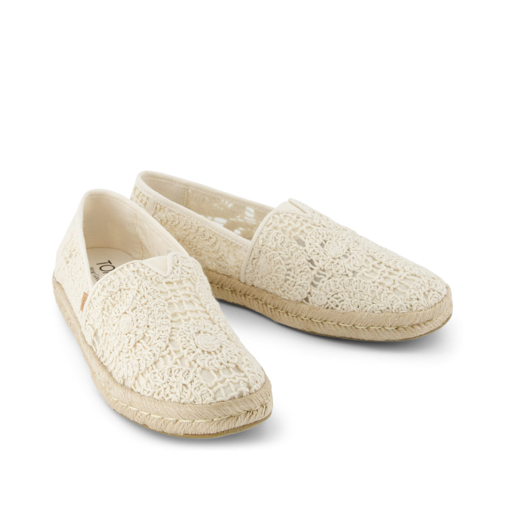 Alpargata Rope 2.0 Espadrille - Natural Crochet Lace Front View