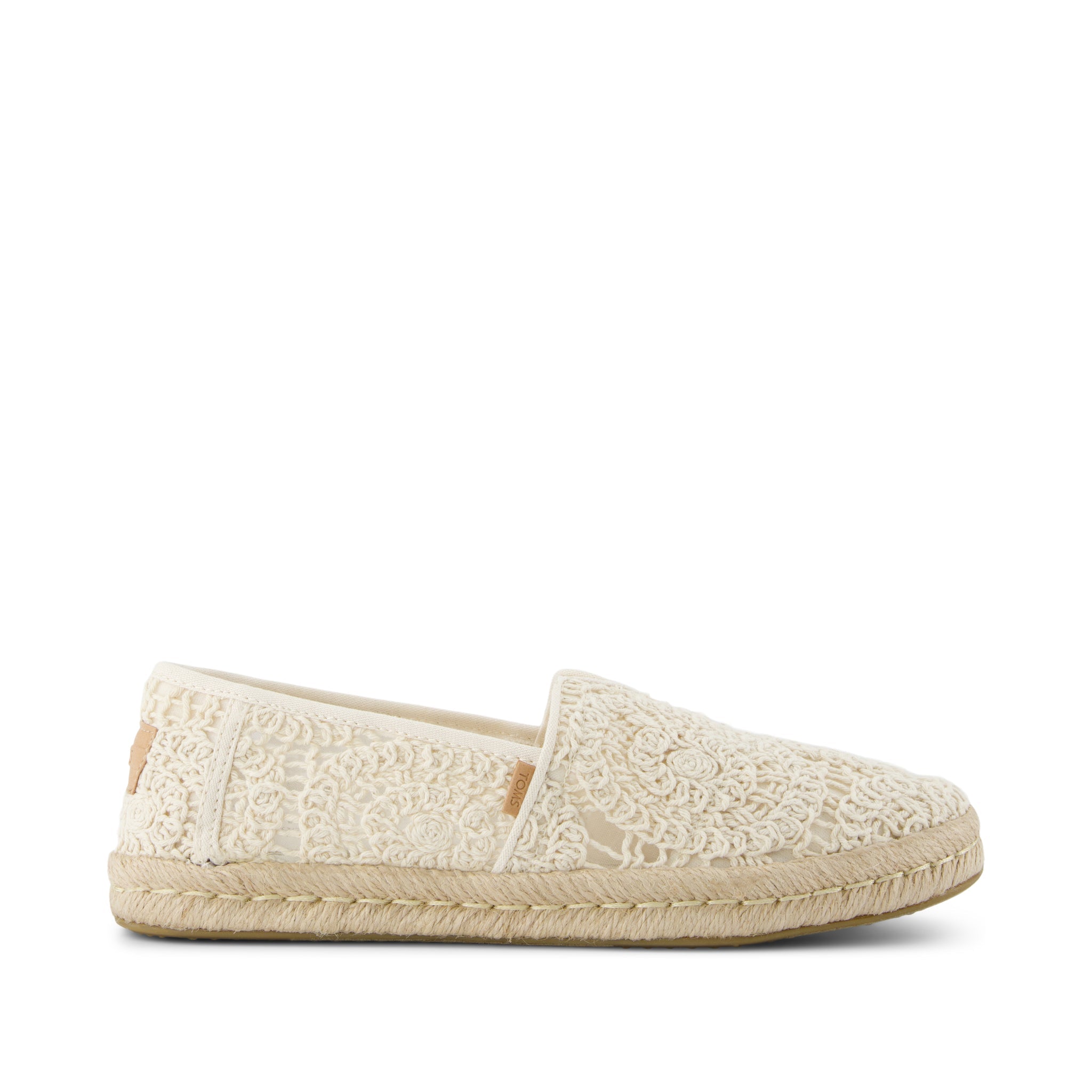 Alpargata Rope 2.0 Espadrille - Natural Crochet Lace Side View