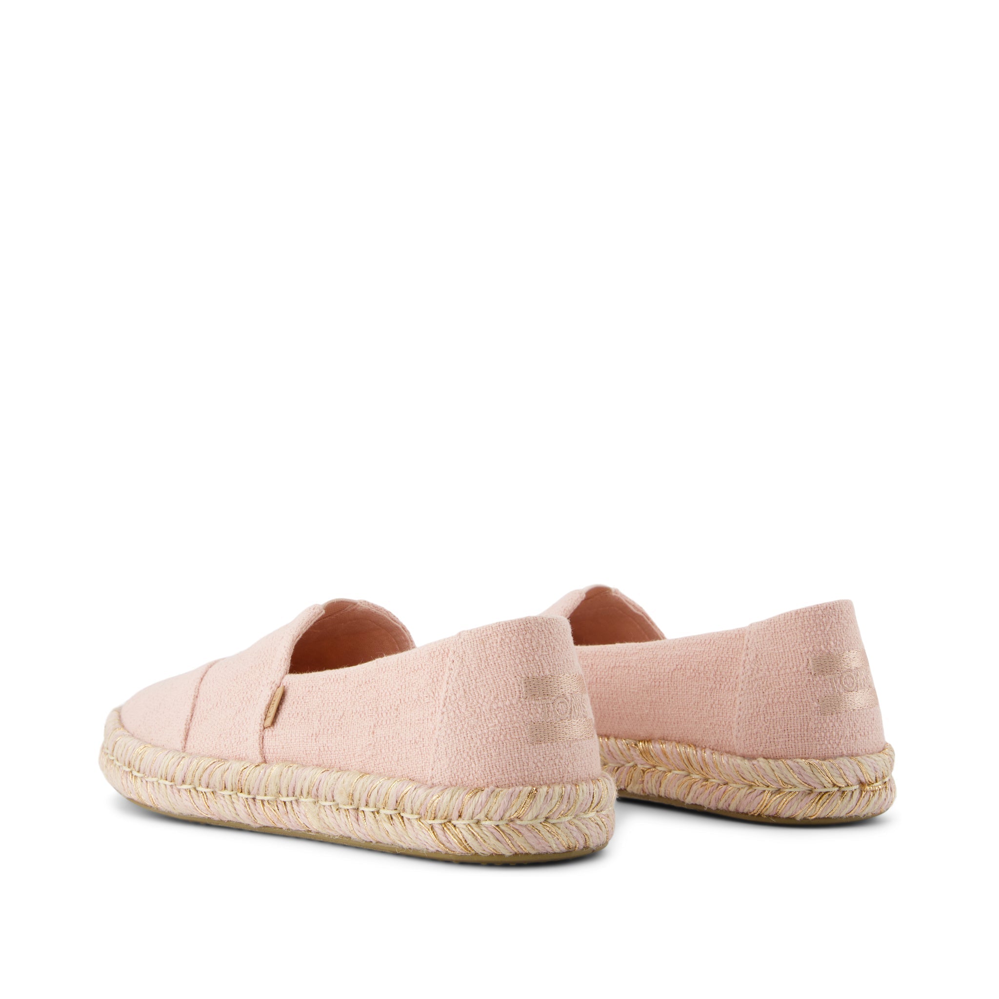 Alpargata Rope 2.0 Espadrille - Pale Rose Two Tone Slub Back View