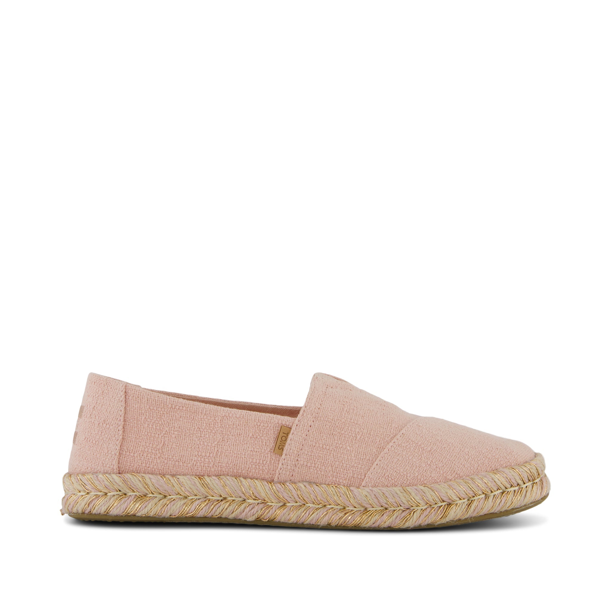 Alpargata Rope 2.0 Espadrille - Pale Rose Two Tone Slub Side View