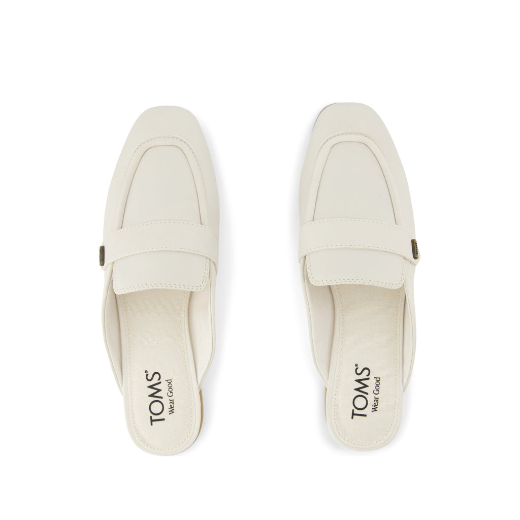 Lynette Mule - Light Sand Leather Top View