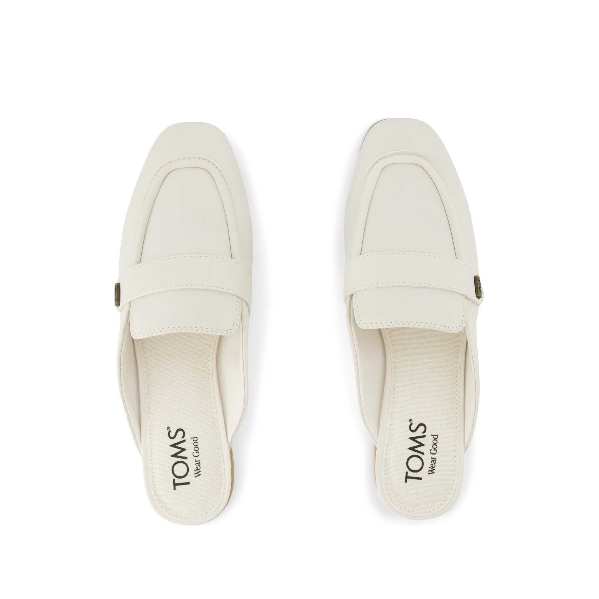 Lynette Mule - Light Sand Leather Top View