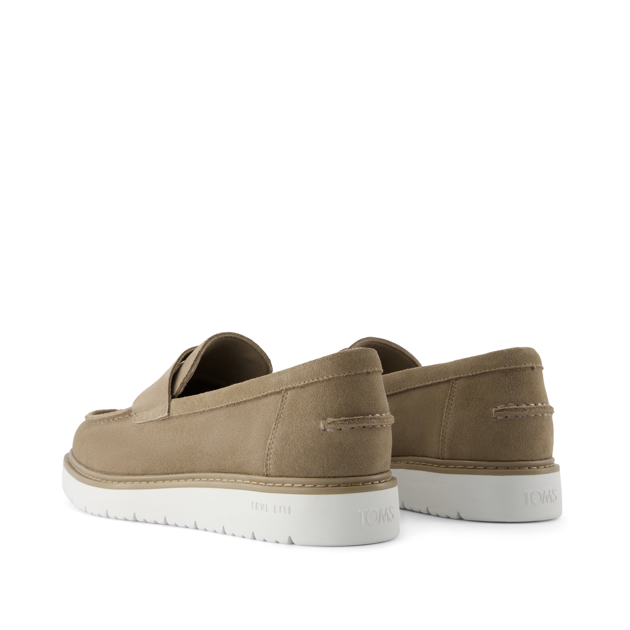 Navi TRVL LITE  Havana Loafer - Dune Suede Back View