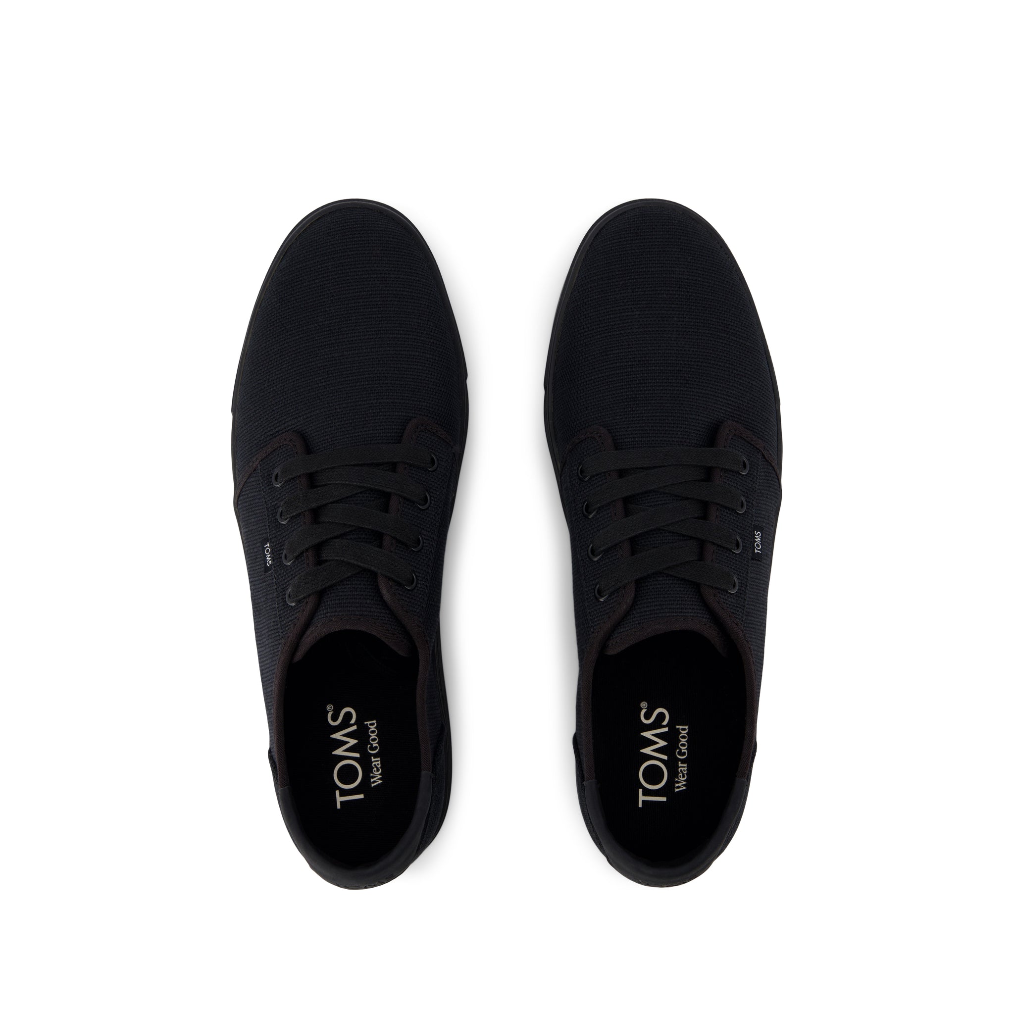 Carlo 2.0 Lace-Up Sneaker - Black and Black Legacy Canvas Top View