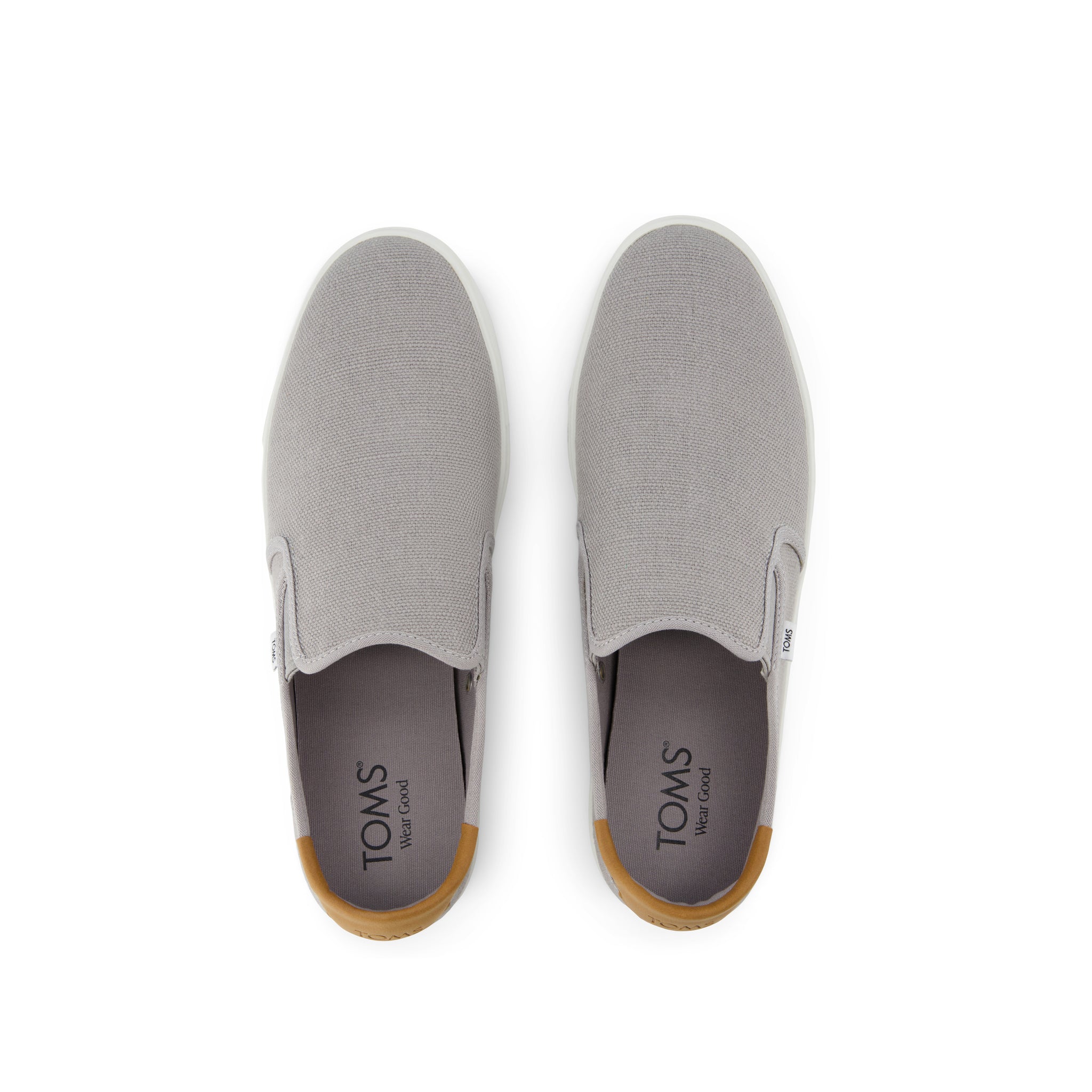 Baja 2.0 Slip On Sneaker - Drizzle Grey Legacy Canvas Top View