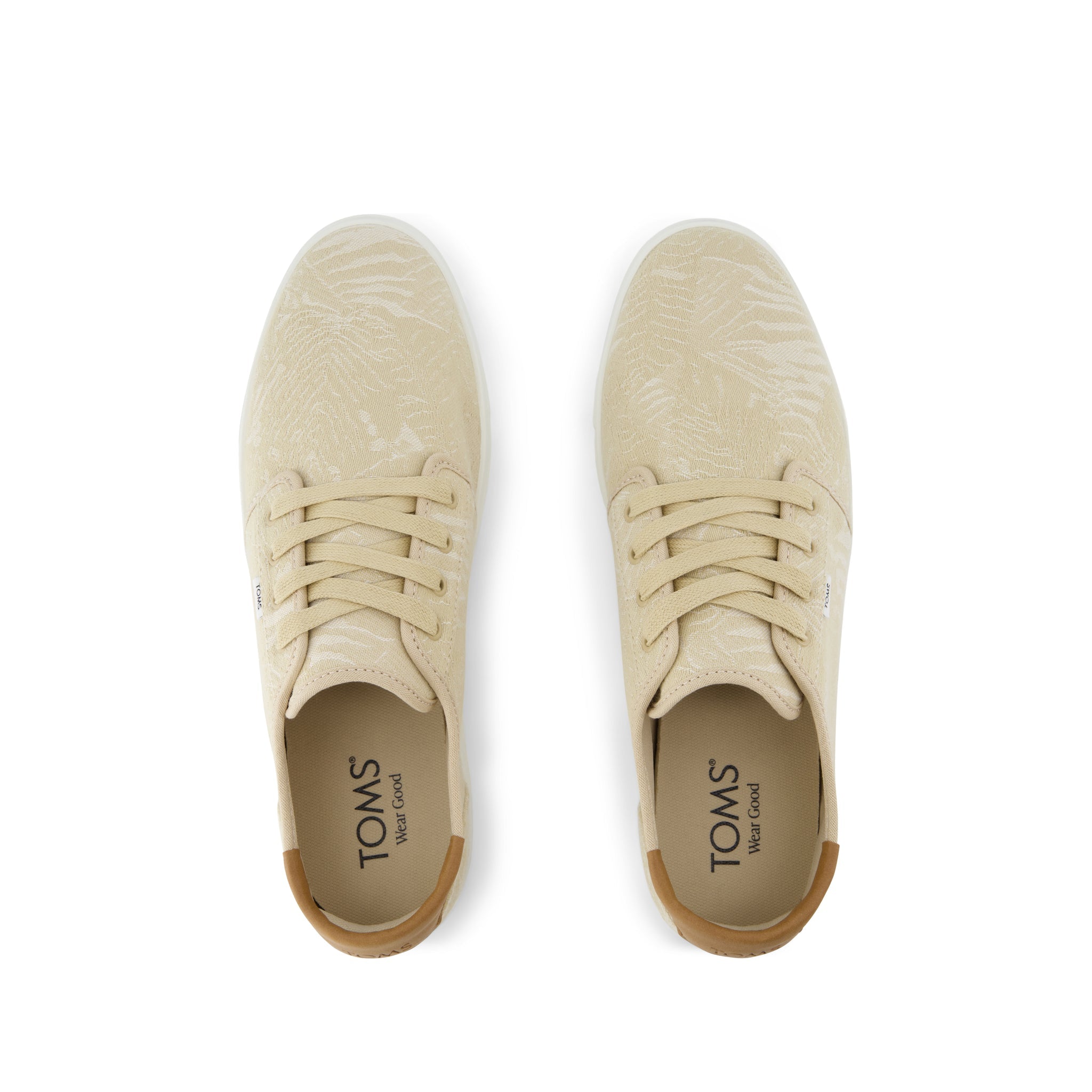 Carlo 2.0 Lace-Up Sneaker - Almond Textured Mesh Top View