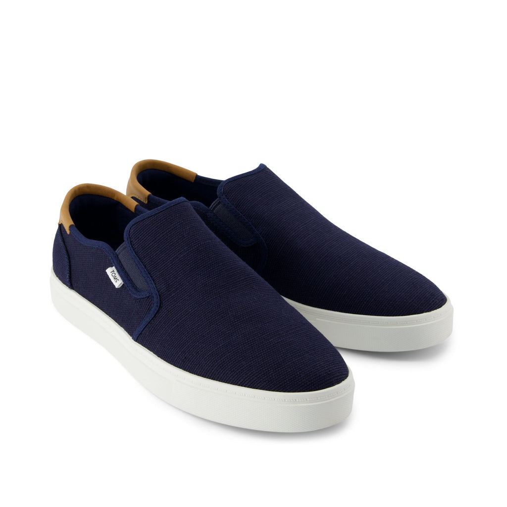 Baja 2.0 Slip On Sneaker - Navy Legacy Canvas Front View