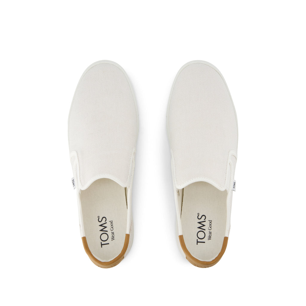 Baja 2.0 Slip On Sneaker - White Legacy Canvas Top View