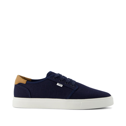Carlo 2.0 Lace-Up Sneaker - Navy Legacy Canvas Side View