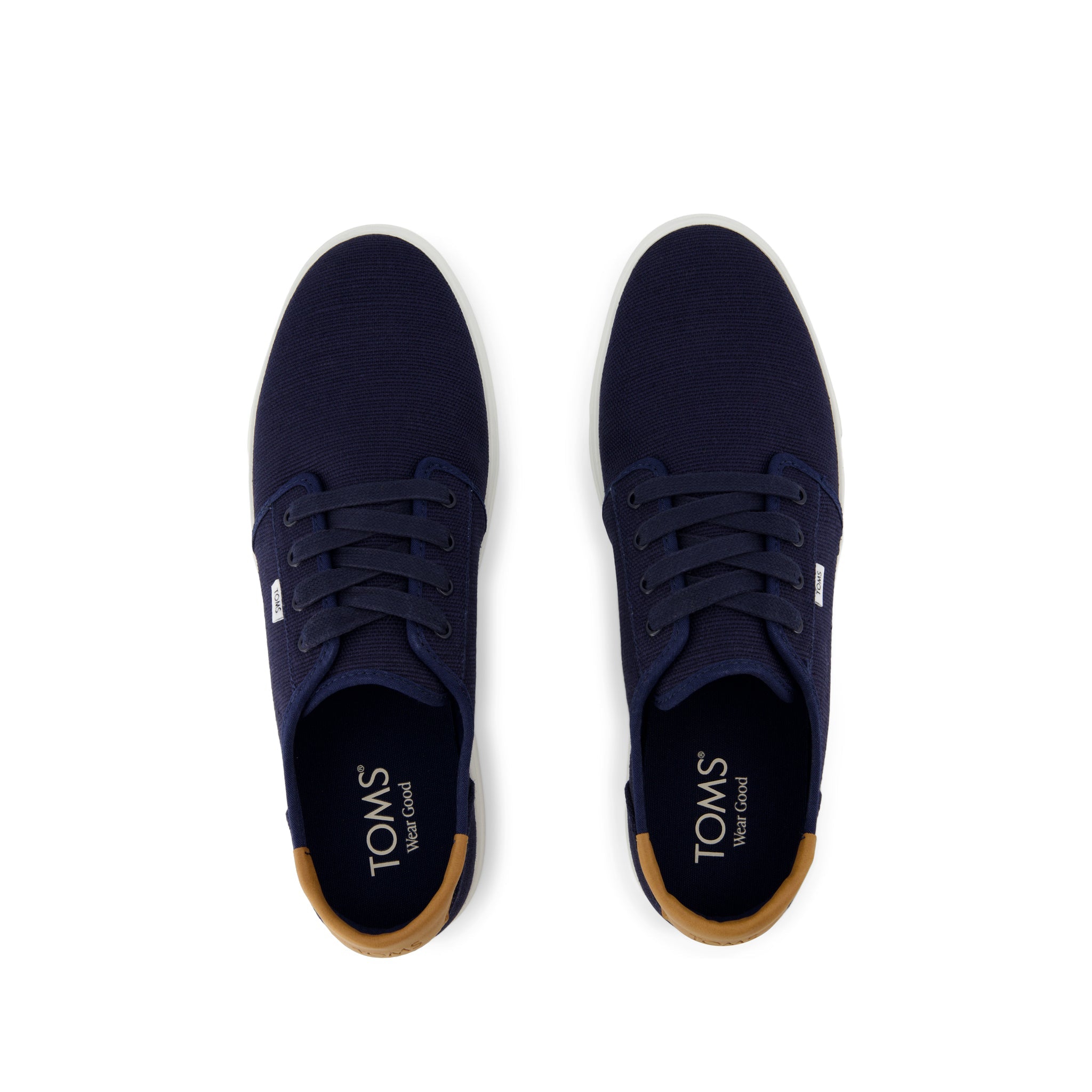 Carlo 2.0 Lace-Up Sneaker - Navy Legacy Canvas Top View