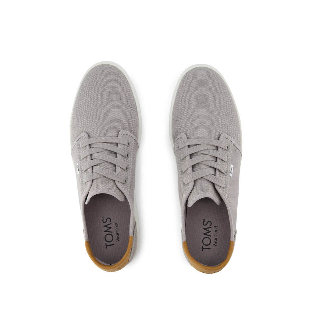 Carlo 2.0 Lace-Up Sneaker - Drizzle Grey Legacy Canvas Top View