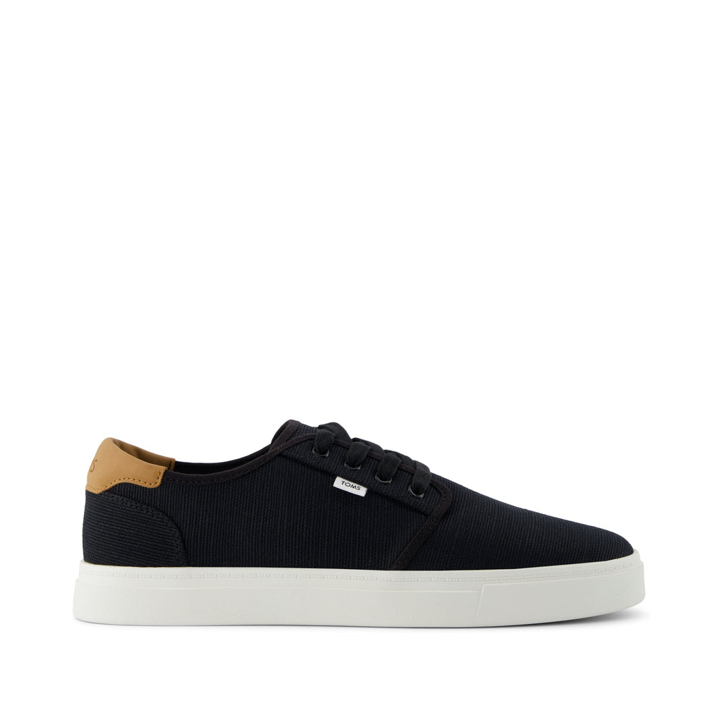 Carlo 2.0 Lace-Up Sneaker - Black Legacy Canvas Side View