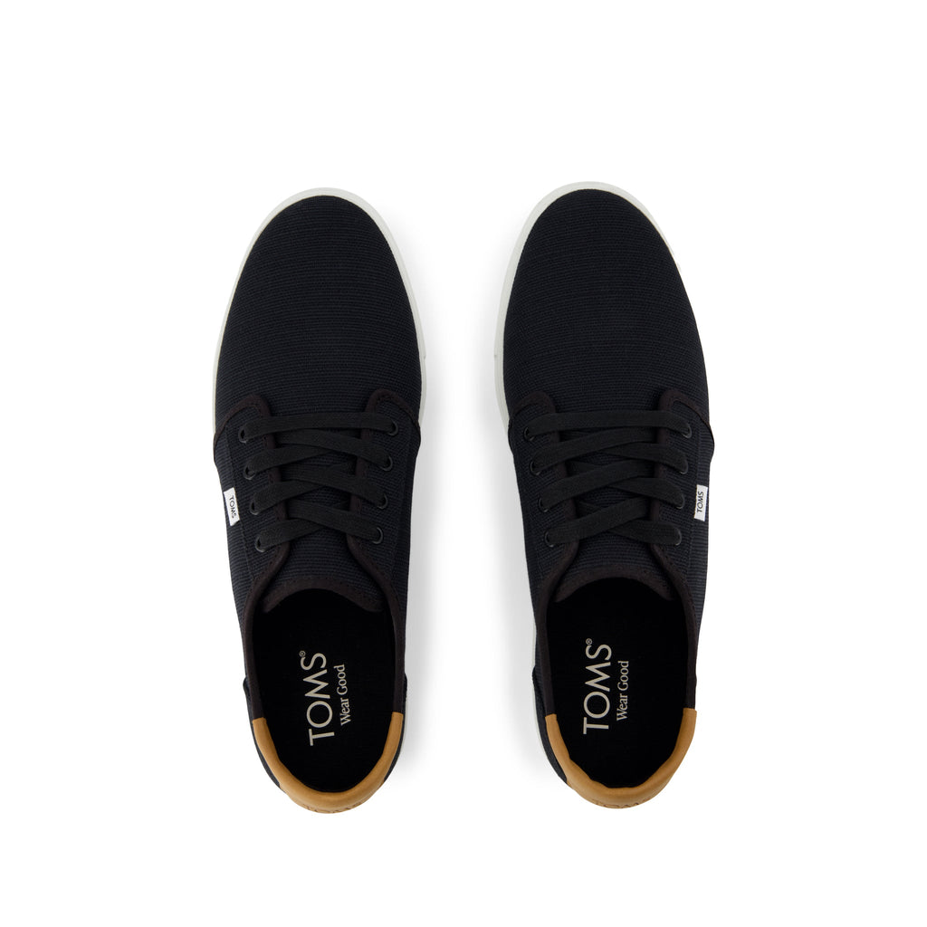 Carlo 2.0 Lace-Up Sneaker - Black Legacy Canvas Top View