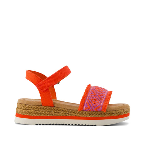 Diana Sandal - Flame Diamond Strap Side View