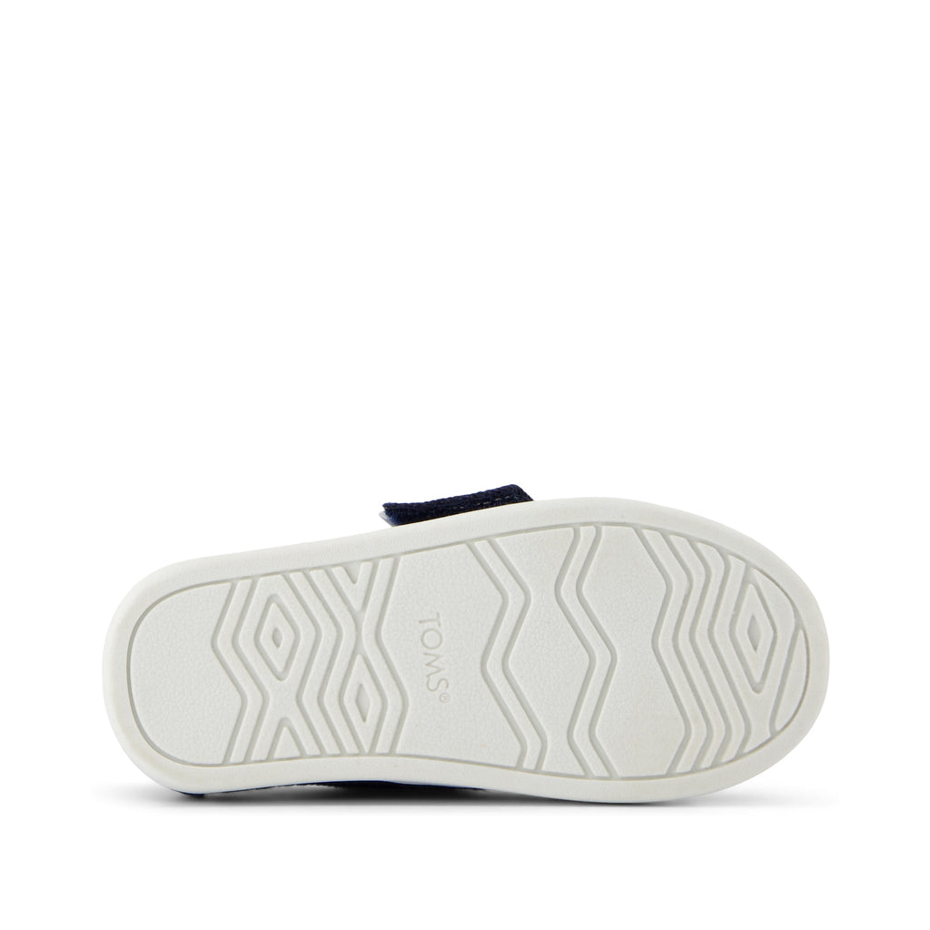 Alpargata Classic Toddler Shoe - Navy Heritage Canvas Bottom Sole View