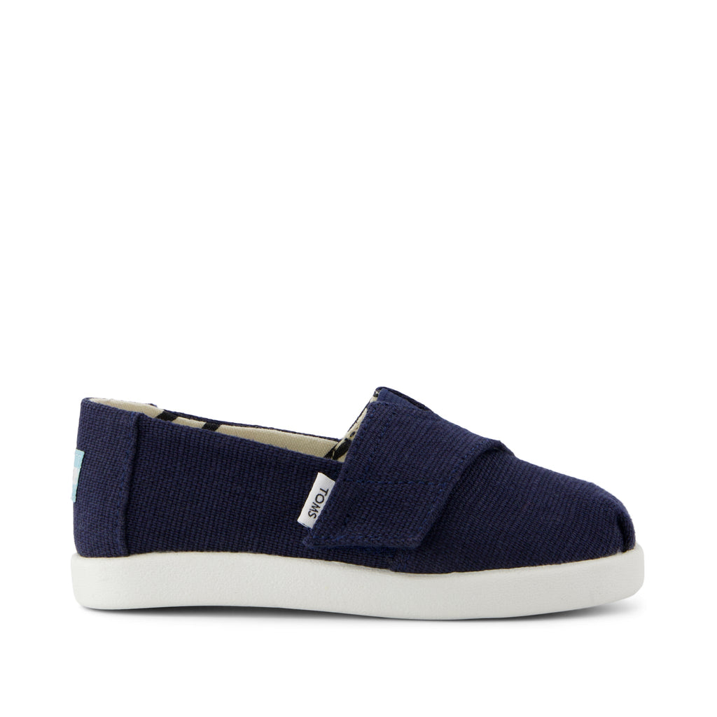 Alpargata Classic Toddler Shoe - Navy Heritage Canvas Side View