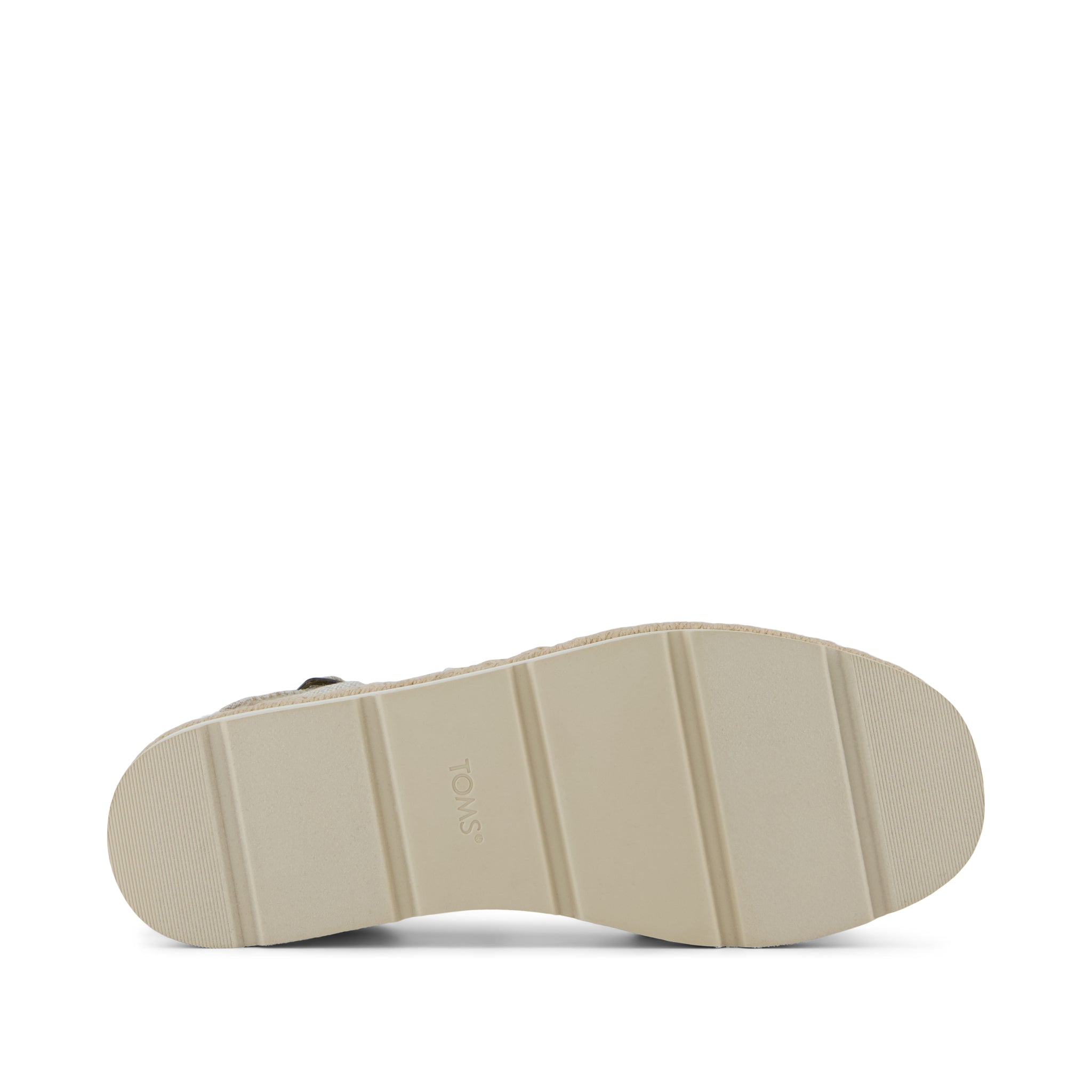 Ronan Platform Sandal - Natural Yarn Dye Bottom Sole View