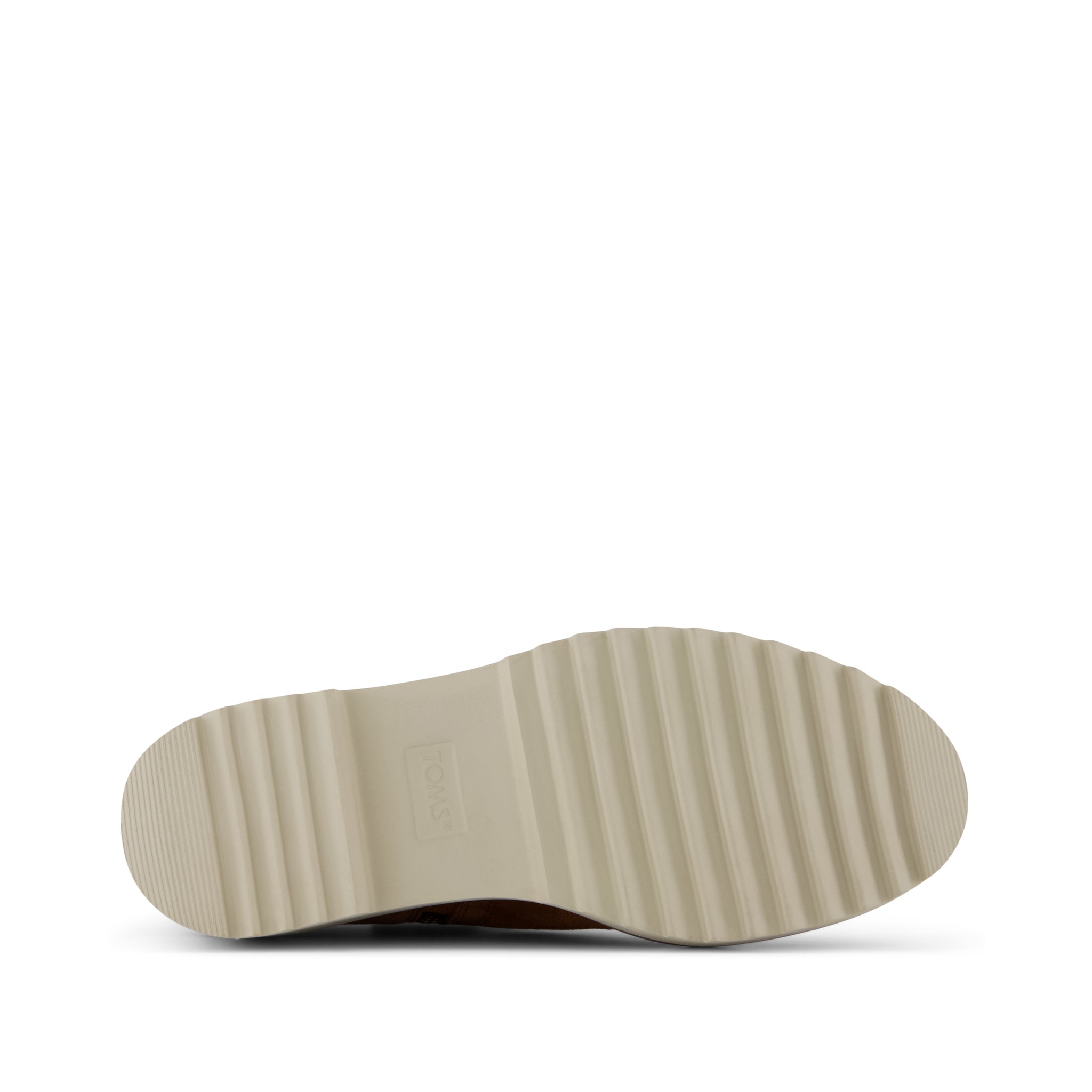 Maude Boot - Amber Brown Suede Faux Fur Lined Bottom Sole View