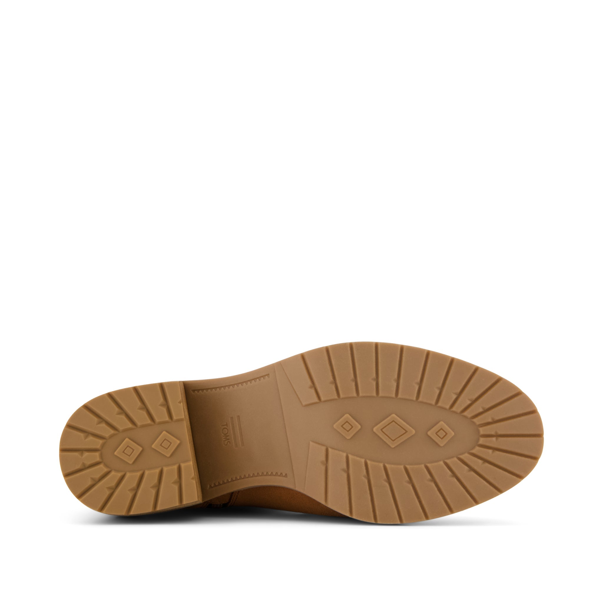 Hailey Buckle Boot - Water Resistant Amber Brown Suede Bottom Sole View