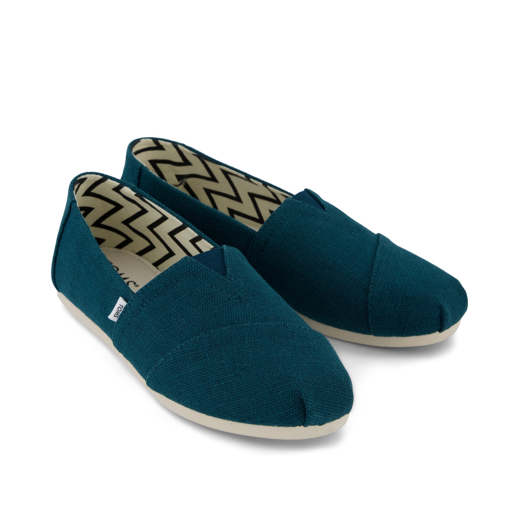 Alpargata Classic - Dark Teal Heritage Canvas Front View