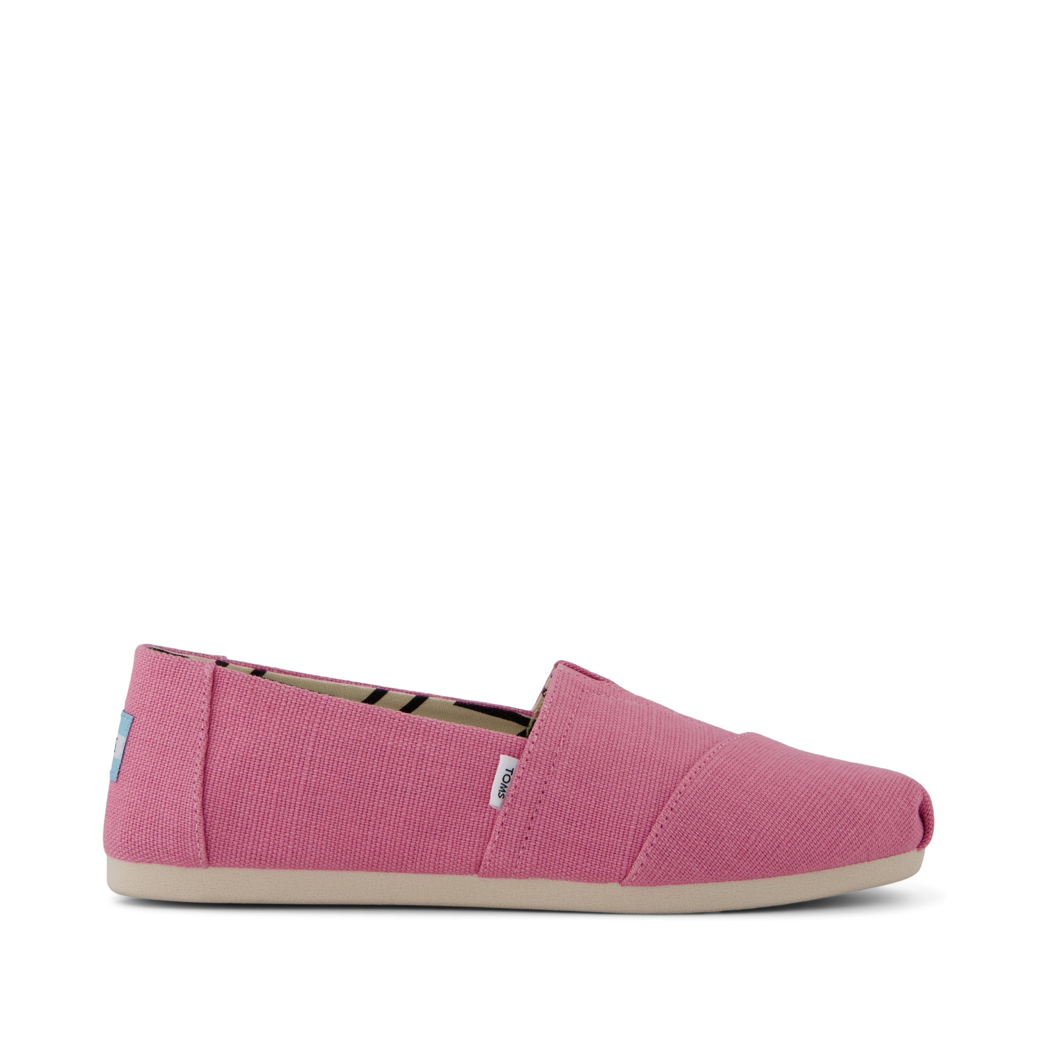 Alpargata Classic - Rose Pink Heritage Canvas Side View