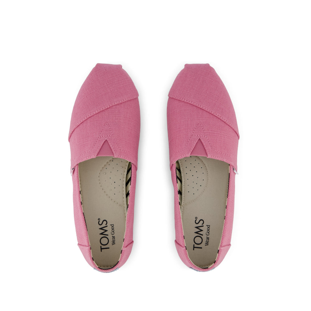 Alpargata Classic - Rose Pink Heritage Canvas Top View