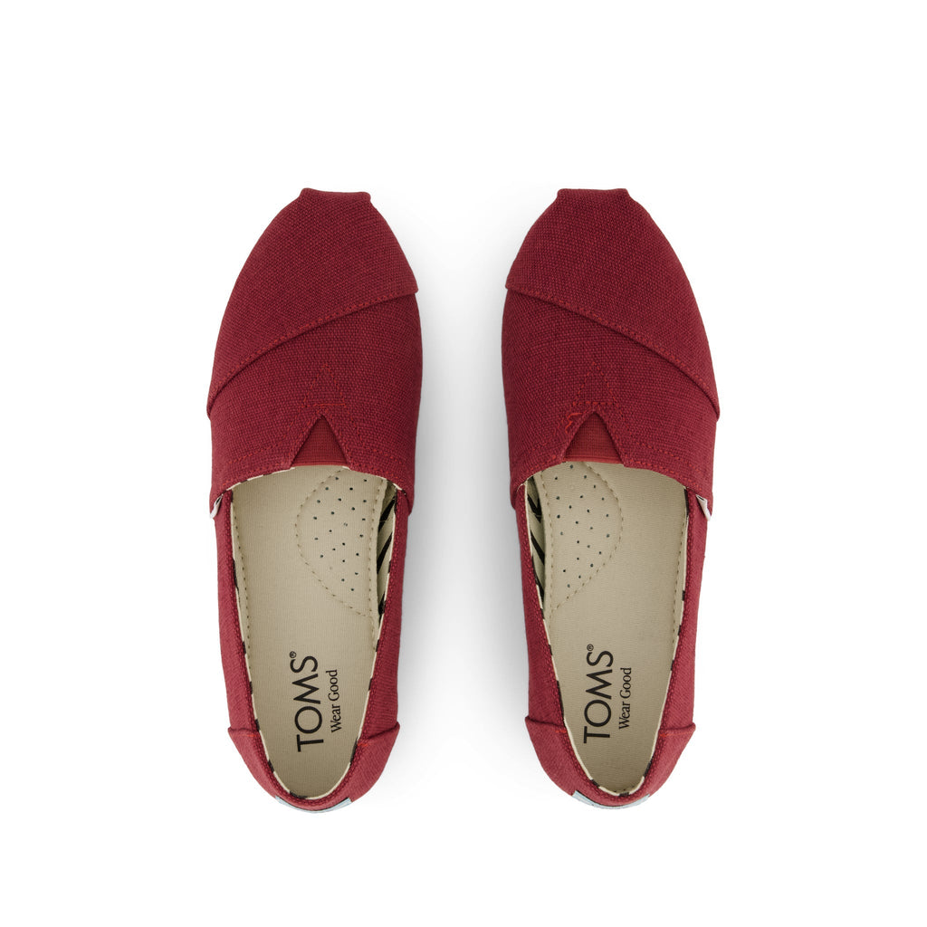 Alpargata Classic - Ruby Heritage Canvas Top View