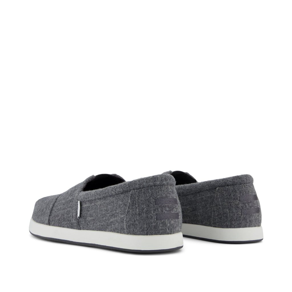 Alp FWD Espadrille - Drizzle Grey Cozy Stripe Back View