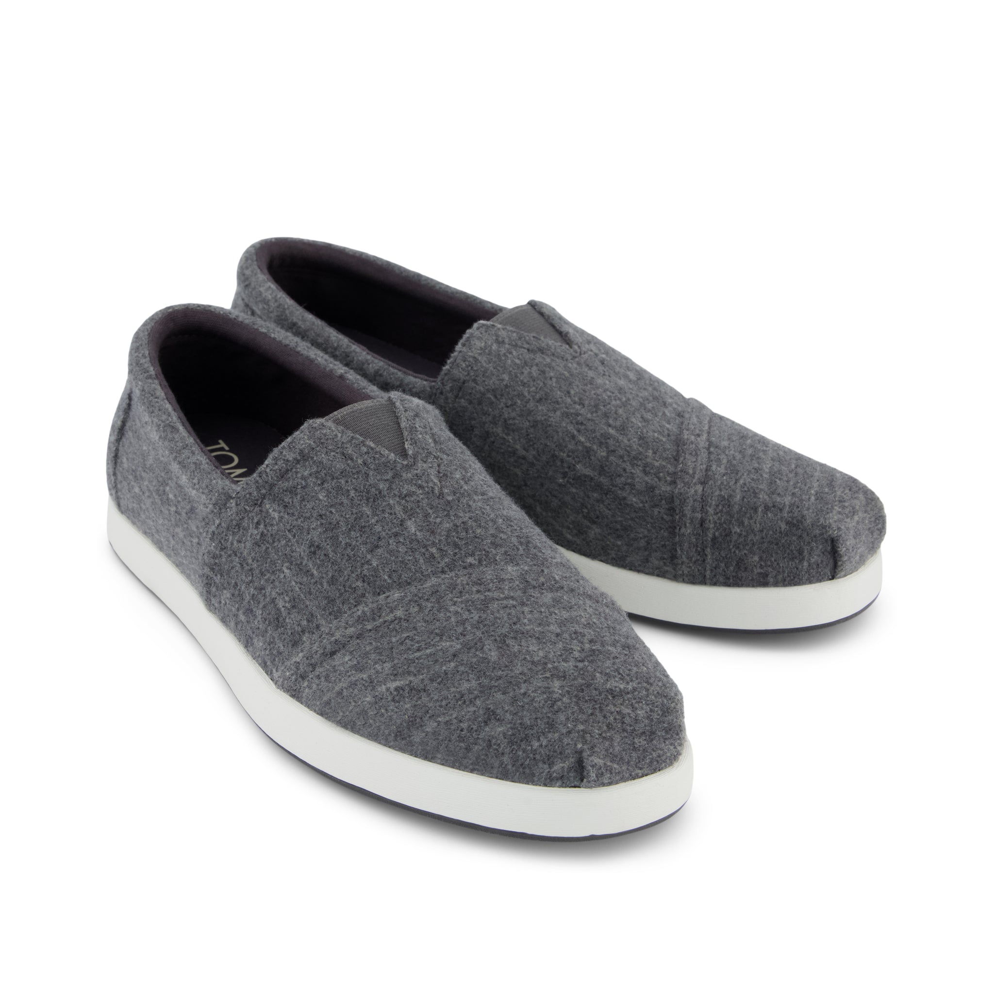 Alp FWD Espadrille - Drizzle Grey Cozy Stripe Front View