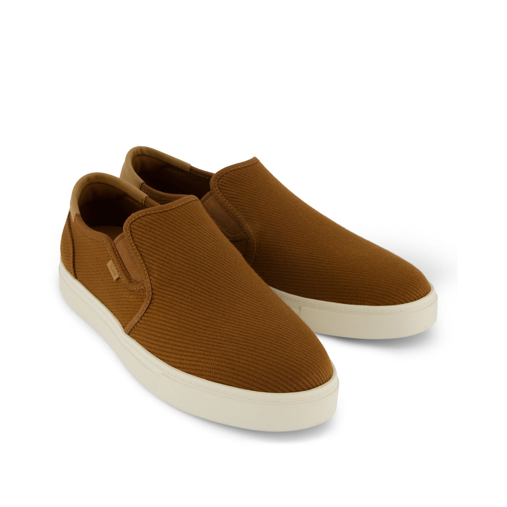 Baja 2.0 Slip On Sneaker - Walnut Brown Canvas Front View